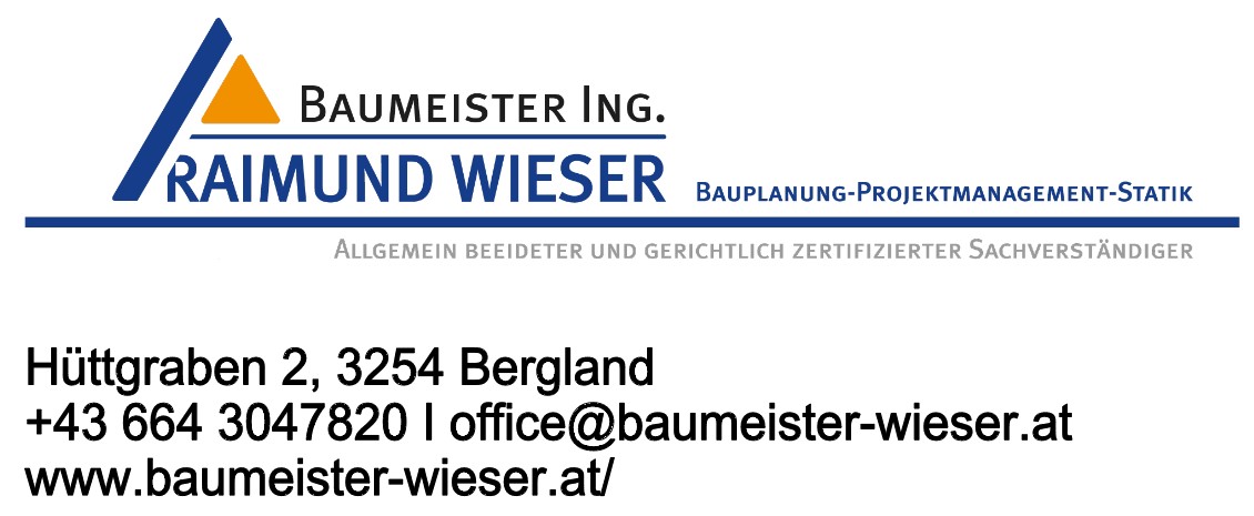 Baumeister Ing. Raimund Wieser
